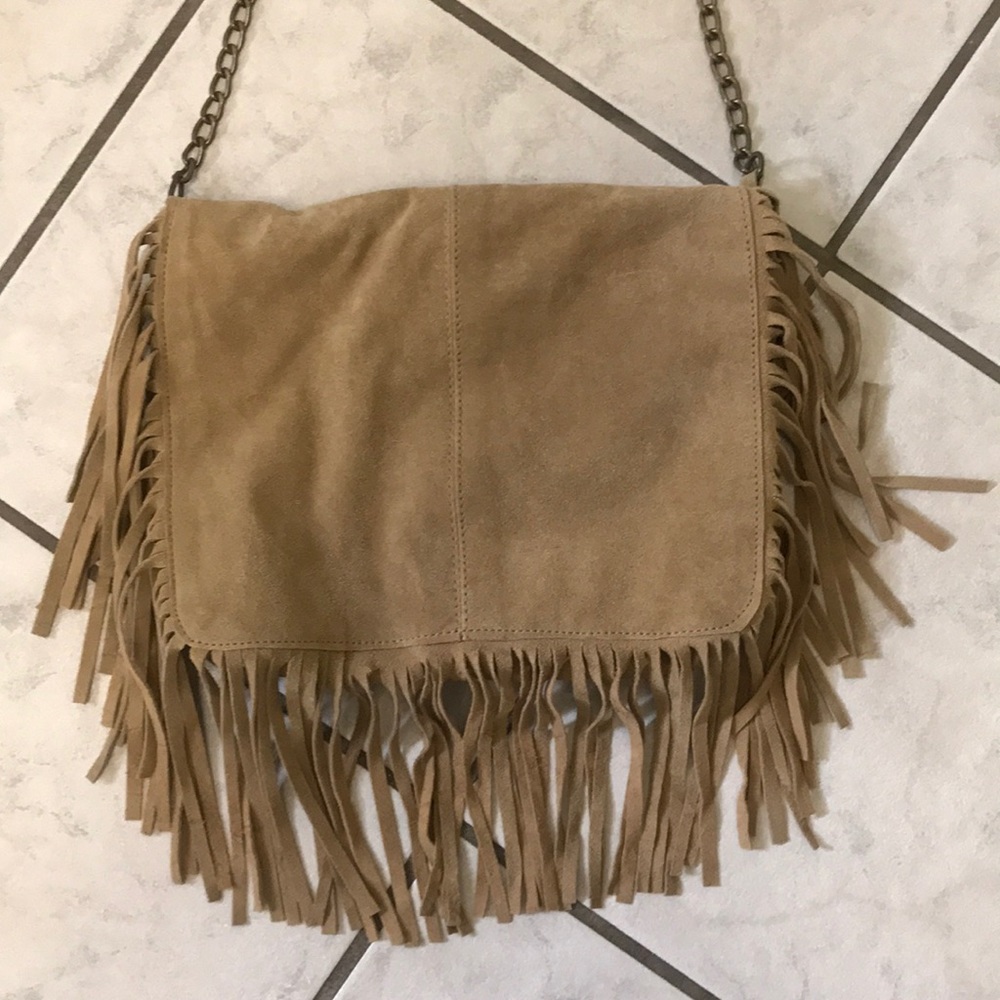 Suede cross body